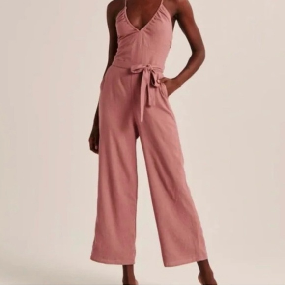 Abercrombie & Fitch Pants - Abercrombie & Fitch Dusty Pink Jumpsuit
